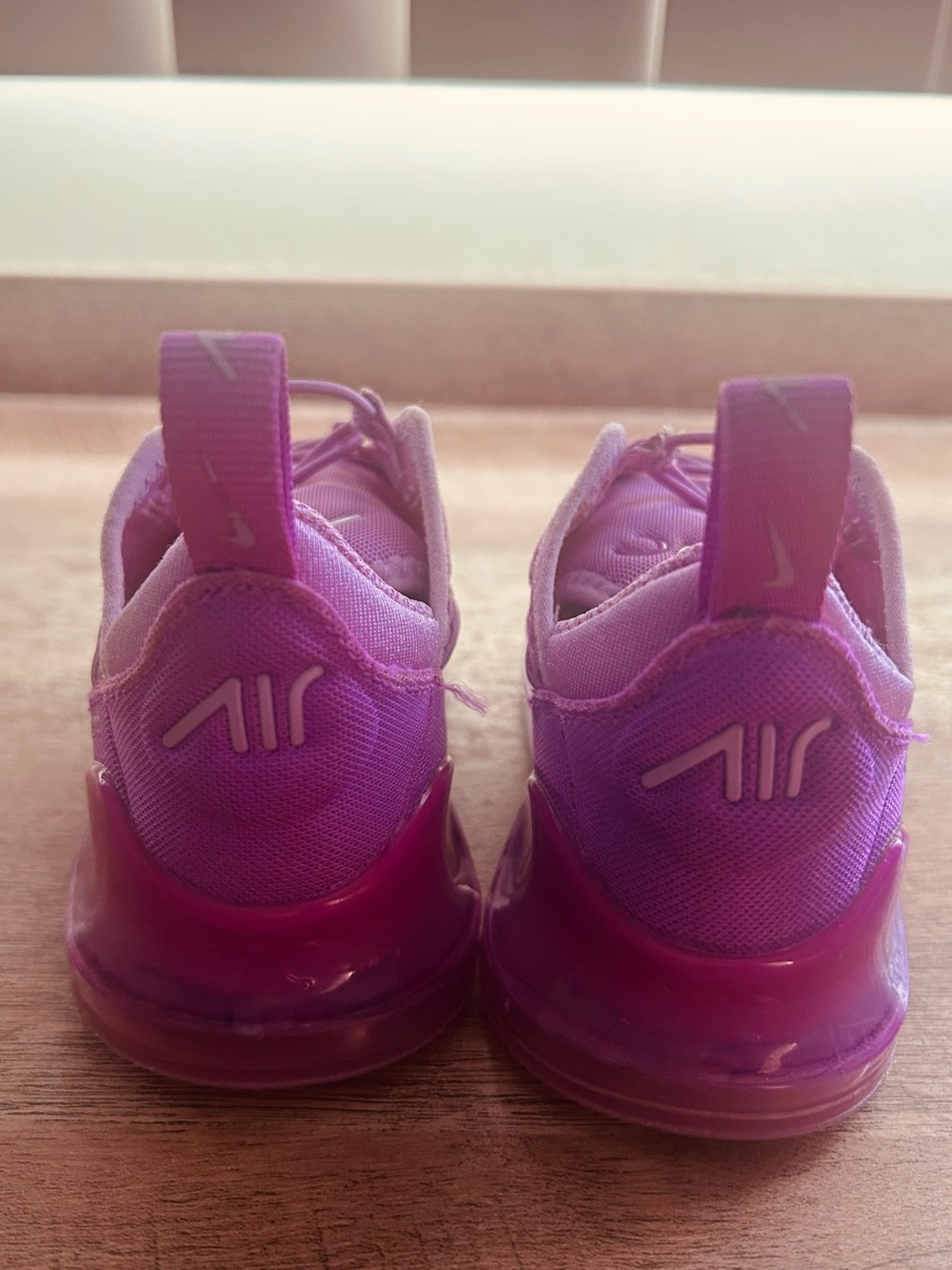Nike Air Max 270 Kids Purple Athletic Sneakers, Size 9C. - Picture 15 of 15